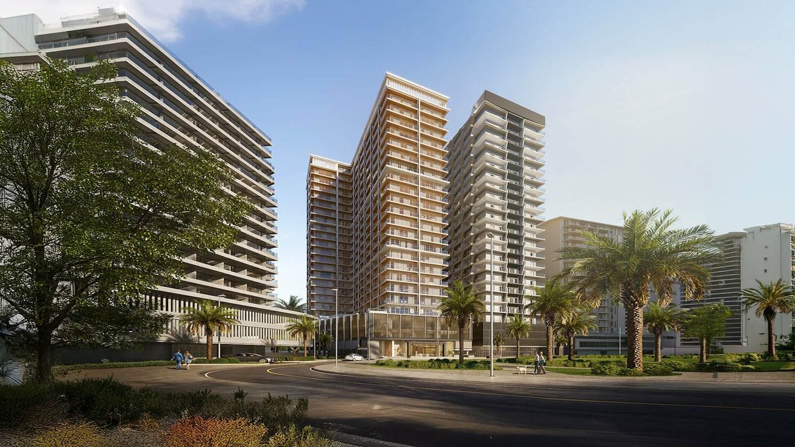 Binghatti Starlight — Al Jaddaf aerial view