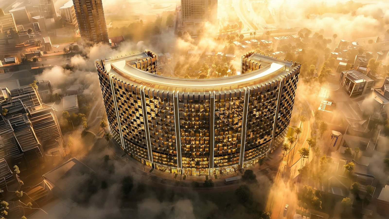 Binghatti Wraith — Al Jaddaf aerial view